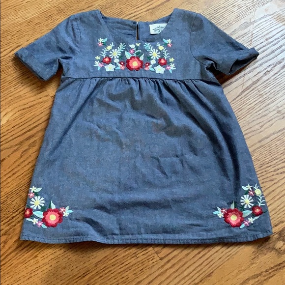 3T Floral Jean Top